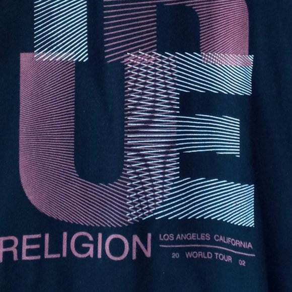 True Religion World Tour Los Angeles T Shirt - Picture 4 of 5
